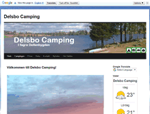 Tablet Screenshot of delsbocamping.se